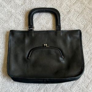 Coach Watermelon Kisslock Tote Portfolio